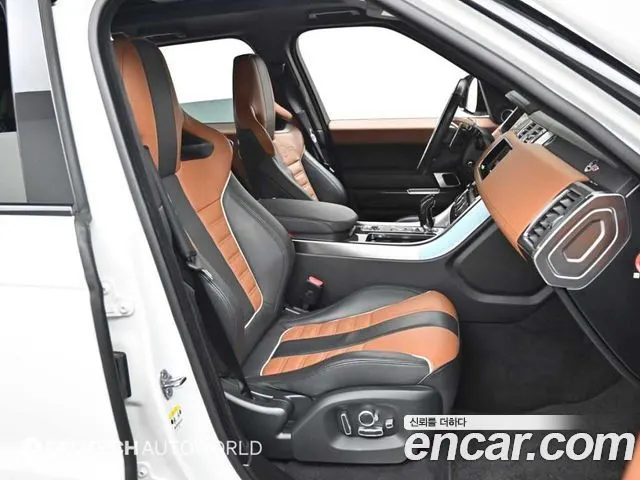 LAND ROVER RANGE ROVER SPORT 2017 — 48 460 км, белый, Корея — под ключ — фото 10