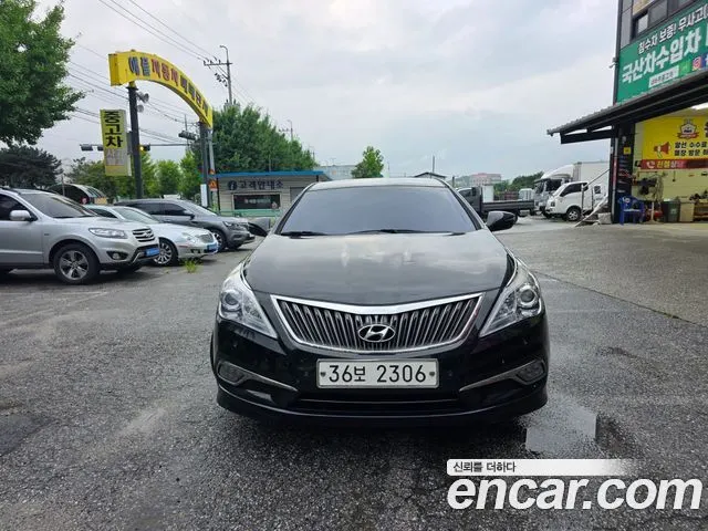 HYUNDAI GRANDEUR HYBRID 2016 — 151 137 км, чёрный, Корея — под ключ — фото 2