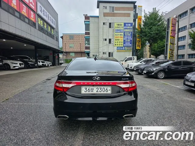 HYUNDAI GRANDEUR HYBRID 2016 — 151 137 км, чёрный, Корея — под ключ — фото 4