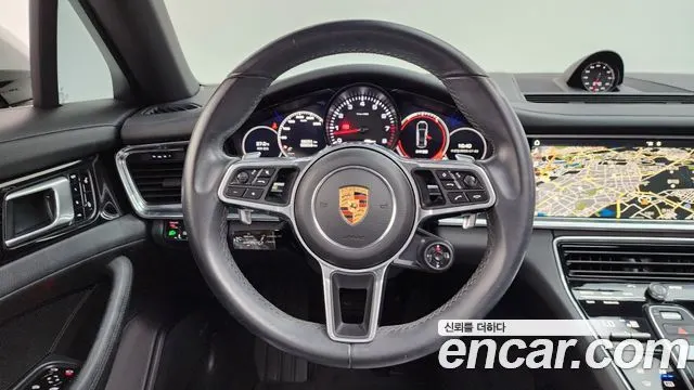 PORSCHE PANAMERA 2018 — 98 351 км, серебристо-серый, Корея — под ключ — фото 12