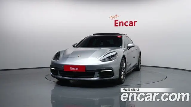 PORSCHE PANAMERA 2018 — 98 351 км, серебристо-серый, Корея — под ключ — фото 3