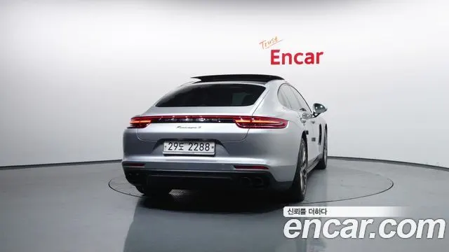 PORSCHE PANAMERA 2018 — 98 351 км, серебристо-серый, Корея — под ключ — фото 4