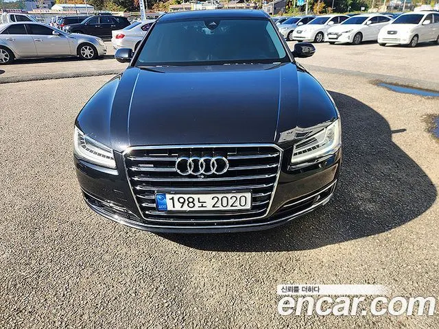 AUDI A8 2015 — 179 000 км, чёрный, Корея — под ключ — фото 2