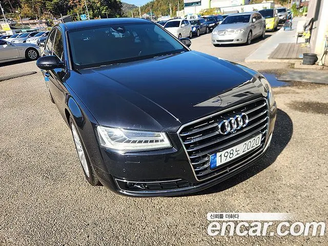 AUDI A8 2015 — 179 000 км, чёрный, Корея — под ключ — фото 3
