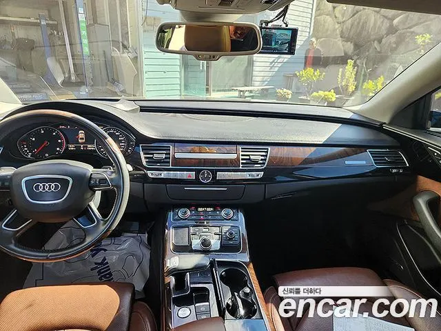 AUDI A8 2015 — 179 000 км, чёрный, Корея — под ключ — фото 9