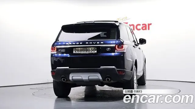 LAND ROVER RANGE ROVER SPORT 2016 — 218 707 км, синий, Корея — под ключ — фото 4