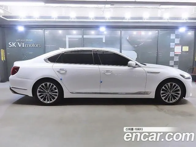 KIA K9 2022 — 22 856 км, белый, Корея — под ключ — фото 2