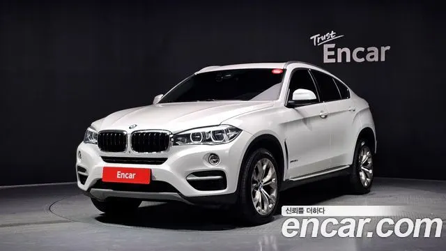 BMW X6 2019 — 107 723 км, белый, Корея — под ключ — фото 1
