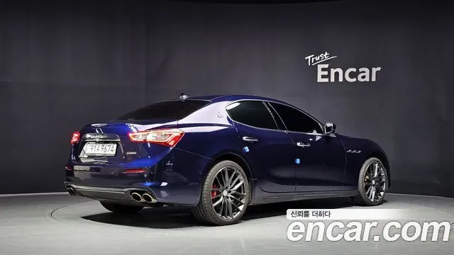 MASERATI GHIBLI 2019 — 149 126 км, синий, Корея — под ключ — фото 2