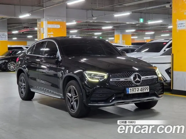 MERCEDES-BENZ GLC-CLASS X253 2021 — 90 021 км, чёрный, Корея — под ключ — фото 3