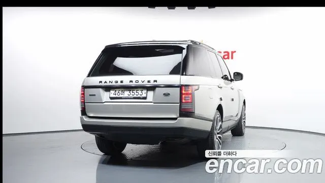 LAND ROVER RANGE ROVER (4 ПОК.) 2014 — 133 382 км, белый-перламутр, Корея — под ключ — фото 4