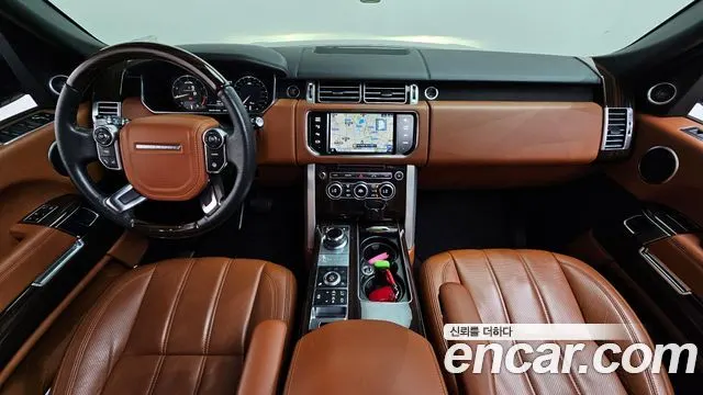 LAND ROVER RANGE ROVER (4 ПОК.) 2014 — 133 382 км, белый-перламутр, Корея — под ключ — фото 7