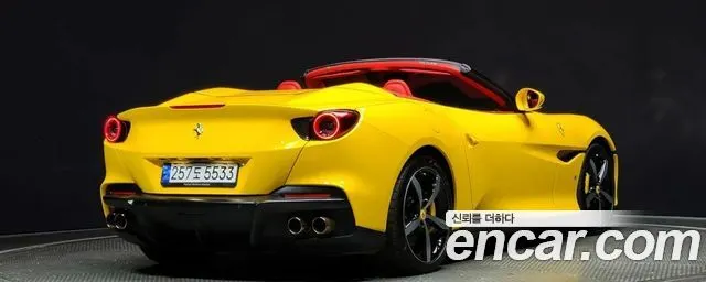 FERRARI PORTOFINO 2022 — 23 600 км, жёлтый, Корея — под ключ — фото 2