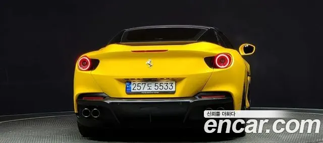 FERRARI PORTOFINO 2022 — 23 600 км, жёлтый, Корея — под ключ — фото 3
