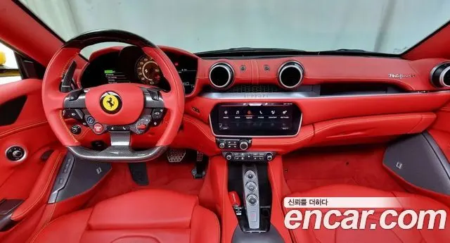FERRARI PORTOFINO 2022 — 23 600 км, жёлтый, Корея — под ключ — фото 4