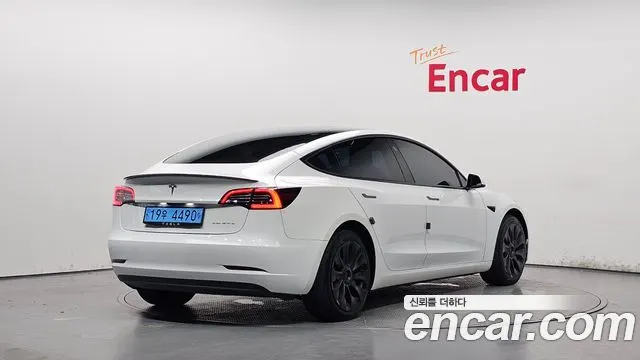 TESLA MODEL 3 2022 — 72 884 км, белый, Корея — под ключ — фото 2