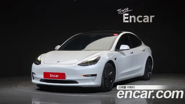 TESLA MODEL 3 2022 — 107 436 км, белый, Корея — под ключ — фото 1