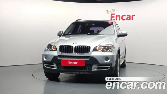 BMW X5 2007 — 219 709 км, серебристо-серый, Корея — под ключ — фото 3