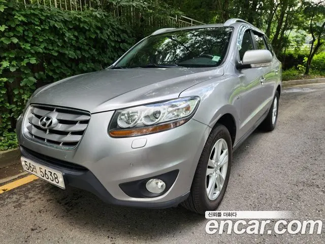 HYUNDAI SANTA FE 2011 — 120 351 км, серебристо-серый, Корея — под ключ — фото 1