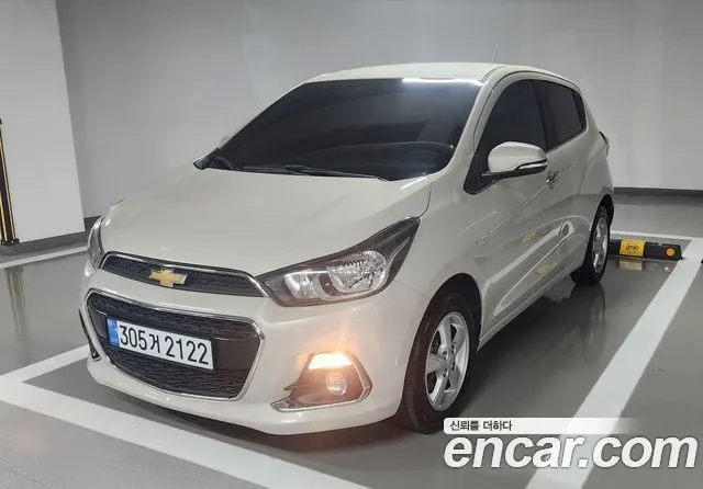 CHEVROLET SPARK 2017 — 69 927 км, белый-перламутр, Корея — под ключ — фото 2