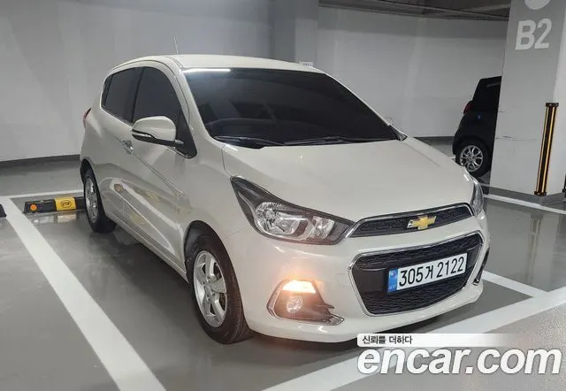 CHEVROLET SPARK 2017 — 69 927 км, белый-перламутр, Корея — под ключ — фото 3