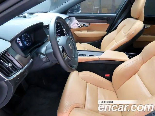 VOLVO S90 2021 — 70 884 км, светло-золотистый, Корея — под ключ — фото 10