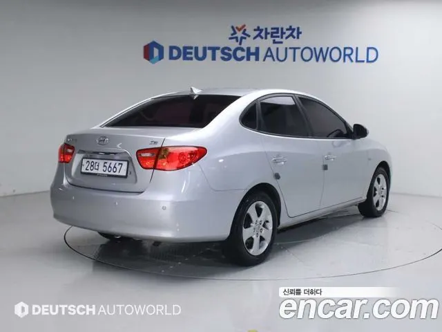 HYUNDAI AVANTE 2010 — 165 294 км, серебристый, Корея — под ключ — фото 2