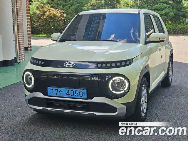 HYUNDAI CASPER ELECTRIC 2025 — 4 100 км, салатовый, Корея — под ключ — фото 3
