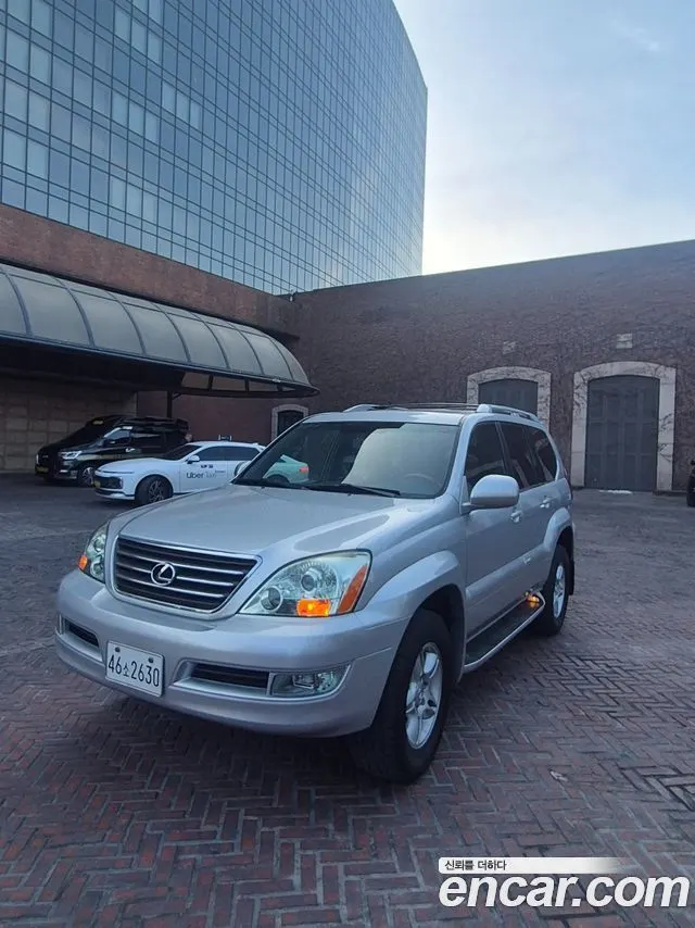 LEXUS GX470 2007 — 202 248 км, серебристый, Корея — под ключ — фото 1