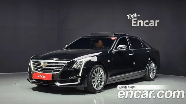 CADILLAC CT6 2018 — 139 580 км, чёрный, Корея — под ключ — фото 1