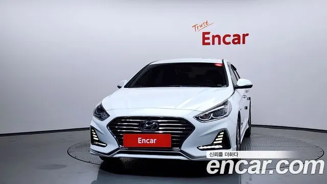 HYUNDAI SONATA HYBRID 2019 — 135 954 км, белый, Корея — под ключ — фото 3