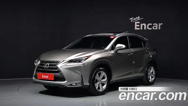 LEXUS NX200T 2015 — 105 646 км, светло-золотистый, Корея — под ключ — фото 1