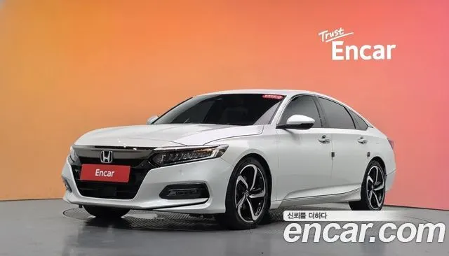 HONDA ACCORD 1 (0 ПОК.) 2019 — 121 897 км, белый, Корея — под ключ — фото 2