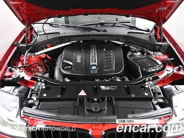 BMW X4 2015 — 124 513 км, красный, Корея — под ключ — фото 6