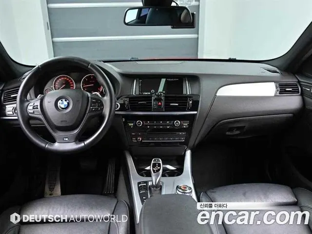 BMW X4 2015 — 124 513 км, красный, Корея — под ключ — фото 7