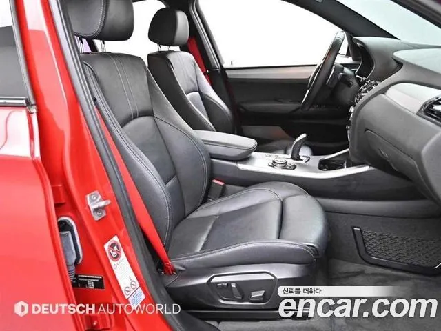 BMW X4 2015 — 124 513 км, красный, Корея — под ключ — фото 10