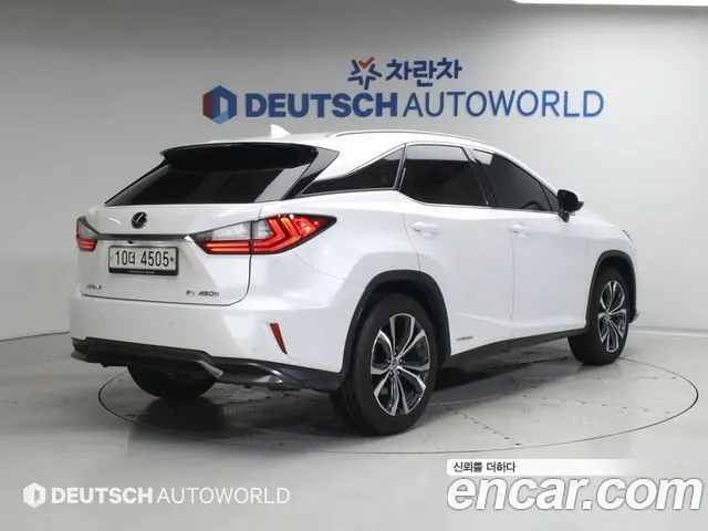 LEXUS RX450H 2017 — 77 557 км, белый, Корея — под ключ — фото 2