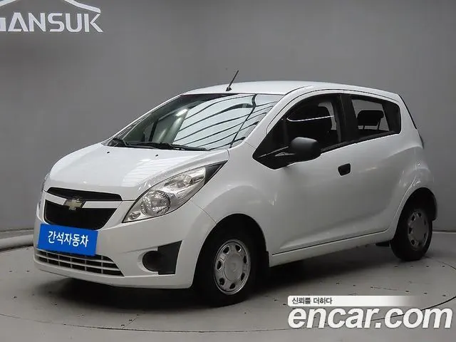 CHEVROLET SPARK 2012 — 161 251 км, белый, Корея — под ключ — фото 2