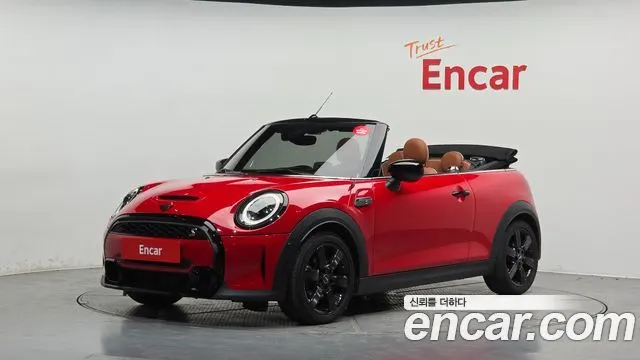 MINI COOPER S CONVERTIBLE 2022 — 61 344 км, красный, Корея — под ключ — фото 12
