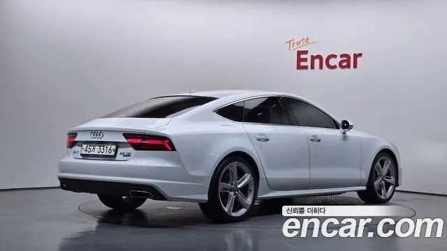 AUDI A7 2016 — 155 885 км, белый, Корея — под ключ — фото 2