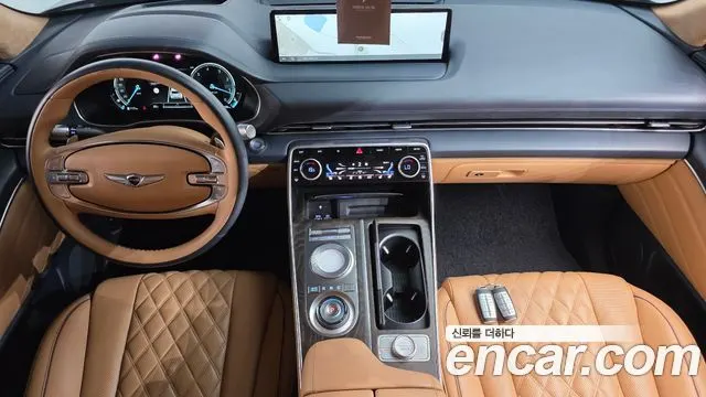 GENESIS GV80 2022 — 250 469 км, тёмно-зелёный, Корея — под ключ — фото 7