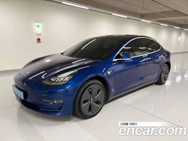 TESLA MODEL 3 2020 — 108 000 км, синий, Корея — под ключ — фото 2