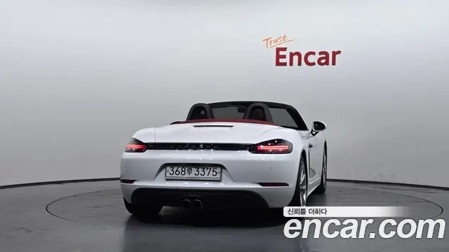 PORSCHE 718 BOXSTER 2018 — 76 784 км, белый, Корея — под ключ — фото 4
