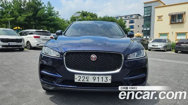 JAGUAR F-PACE 2018 — 171 675 км, синий, Корея — под ключ — фото 2