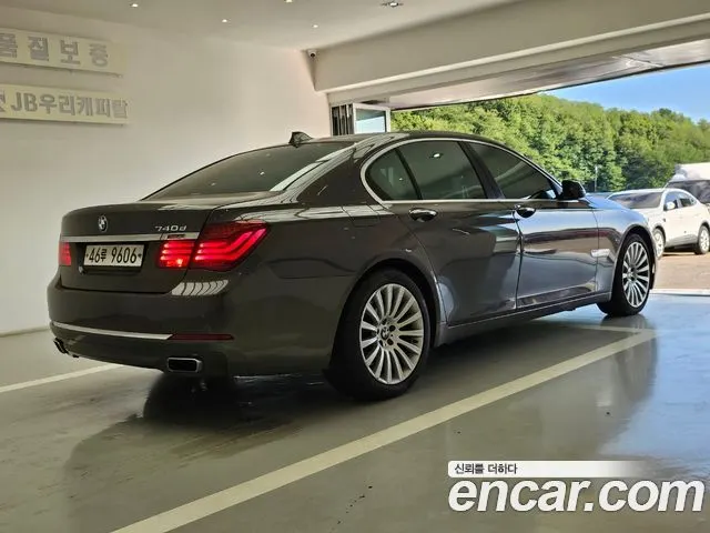 BMW 7 SERIES 2013 — 206 698 км, светло-золотистый, Корея — под ключ — фото 4