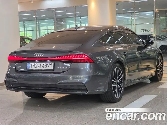 AUDI A7 2024 — 38 737 км, серый, Корея — под ключ — фото 2