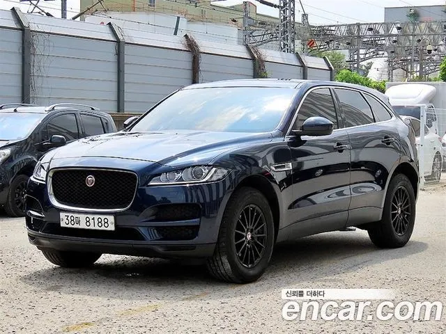 JAGUAR F-PACE 2018 — 121 149 км, синий, Корея — под ключ — фото 2