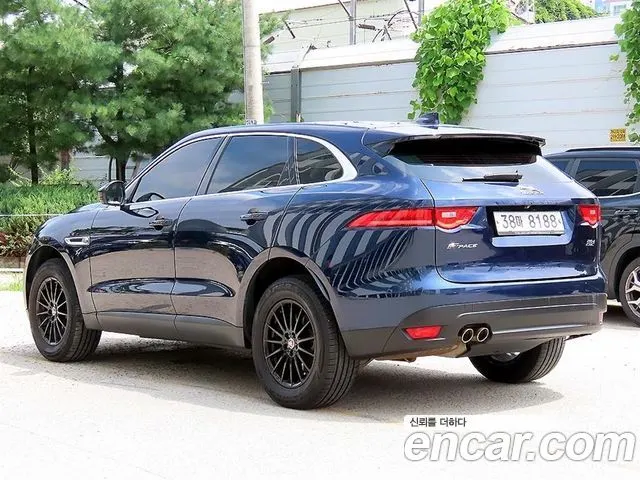 JAGUAR F-PACE 2018 — 121 149 км, синий, Корея — под ключ — фото 3