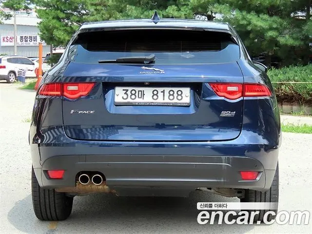 JAGUAR F-PACE 2018 — 121 149 км, синий, Корея — под ключ — фото 4