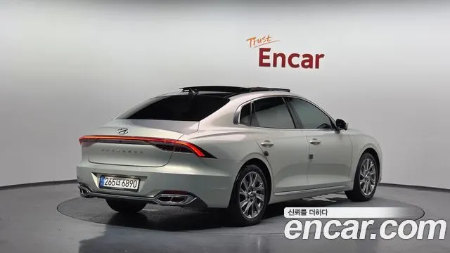 HYUNDAI GRANDEUR HYBRID 2020 — 55 945 км, серебристо-серый, Корея — под ключ — фото 2